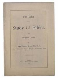 The Value of a Study of Ethics. An Inaugural Lecture