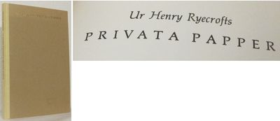 Ur Henry Ryecrofts privata papper.