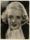 BETTE DAVIS [1932] Oversized personality portrait by Elmer Fryer