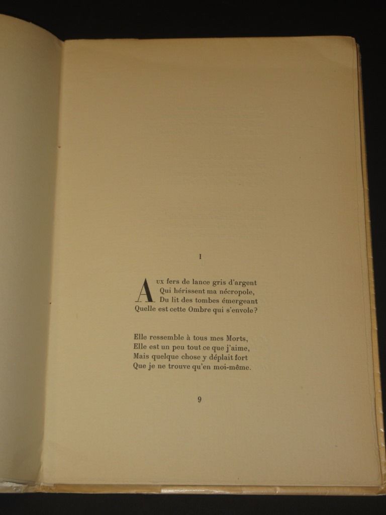 Quatre Poemes D 39 Eurydice By Charles Maurras Pierre Pascal Illust Paperback 1st Edition 1937 From Tarrington Books Sku 1161e164