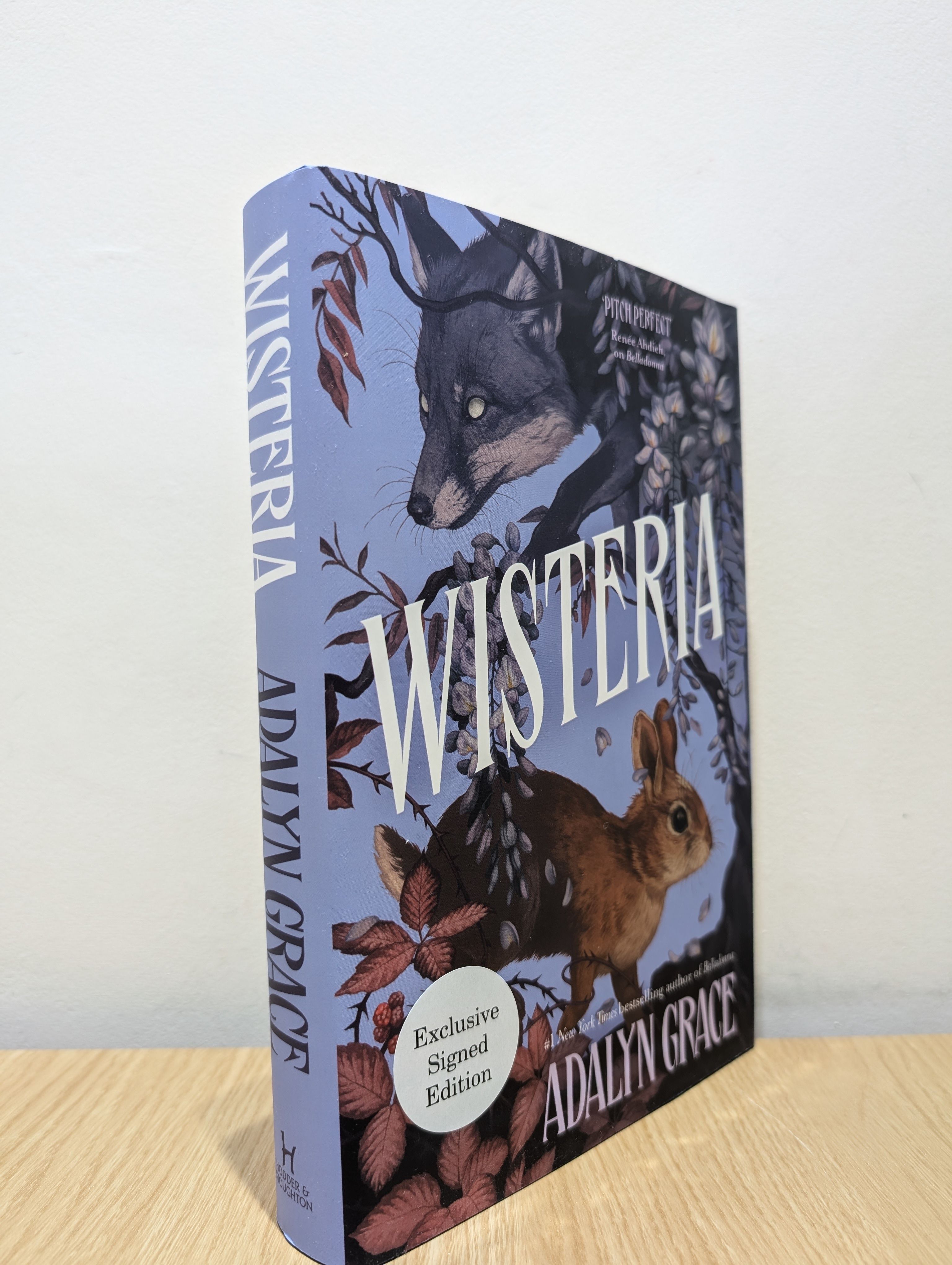Wisteria: from the author of Belladonna and Foxglove (Signed First Edition)  by Grace, Adalyn | Hardcover | 2024 | Hodderscape | - Biblio