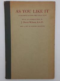 image of As You Like It: A Facsimile of the First Folio Text.