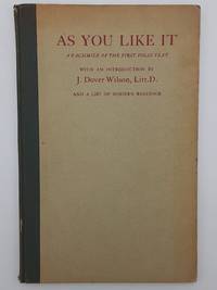 As You Like It: A Facsimile of the First Folio Text.