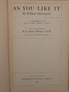 View Image 2 of 3 for As You Like It: A Facsimile of the First Folio Text. Inventory #291082