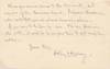 Autograph Note Signed