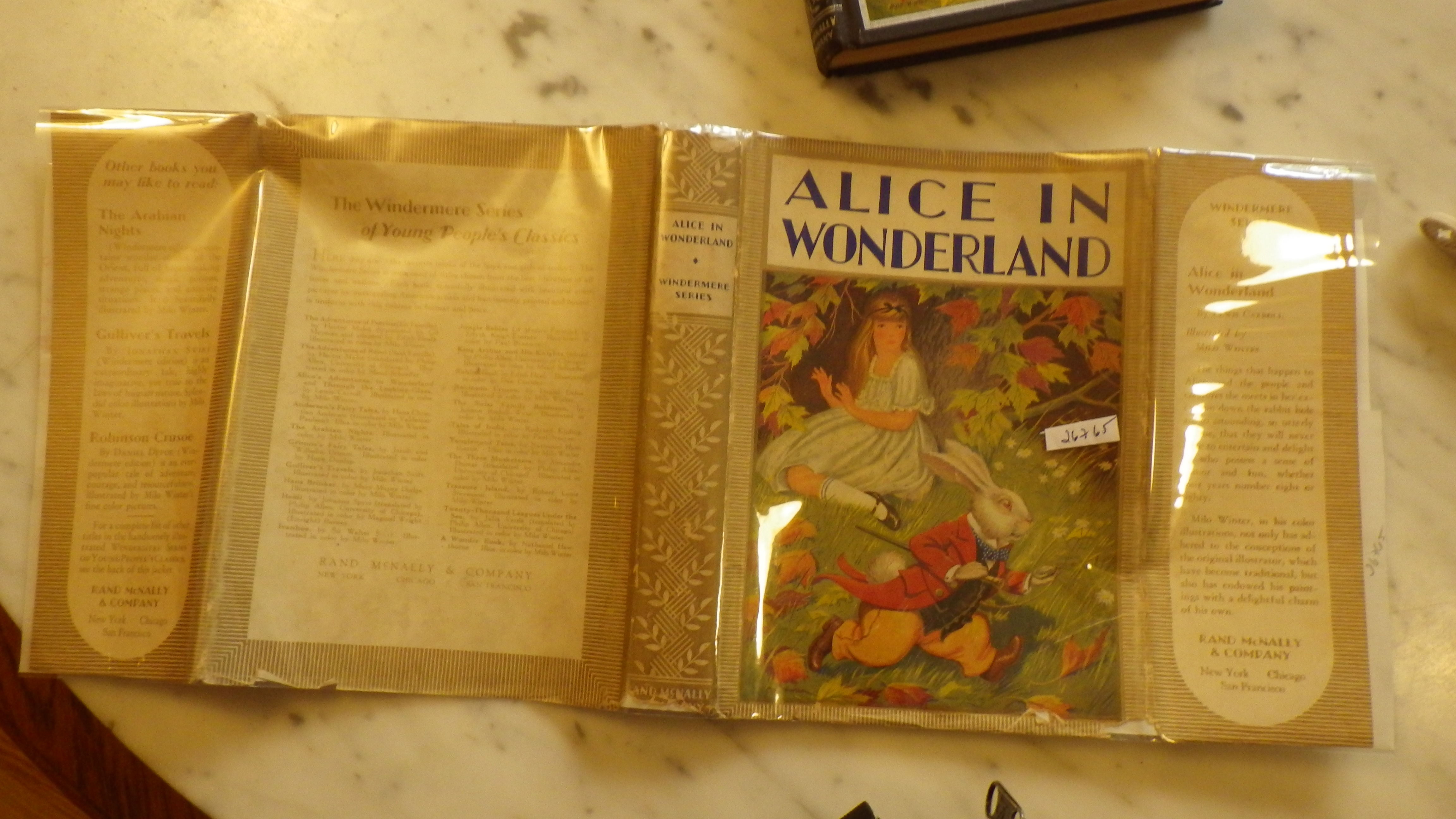 ALICE'S ADVENTURES IN WONDERLAND AND THROUGH THE LOOKING GLASS - Lewis Carroll by rare book cellar
