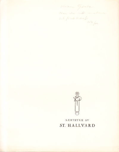 Sommerro. Särtryck ur St. Hallvard. (1950. 28.…