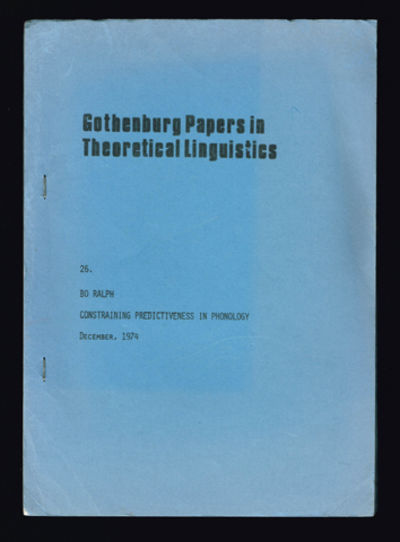 Constraining predictiveness in phonology.