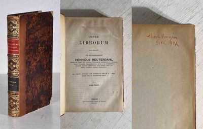 Index librorum quos reliquit vir reverendissimus…