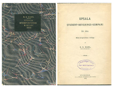Upsala student-bevärings-kompani år 1854. Med…