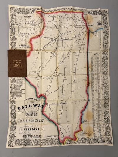 Railway Guide for Illinois. Shewing all the Stations with their Respective Distances Connecting with Chicago