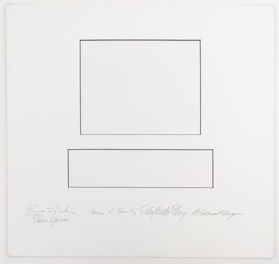 SIGNED MAT FROM ‘THE TENTH ANNUAL REPORT OF THE SECRETARIES OF STATE’ (1993) SIGNED 5x