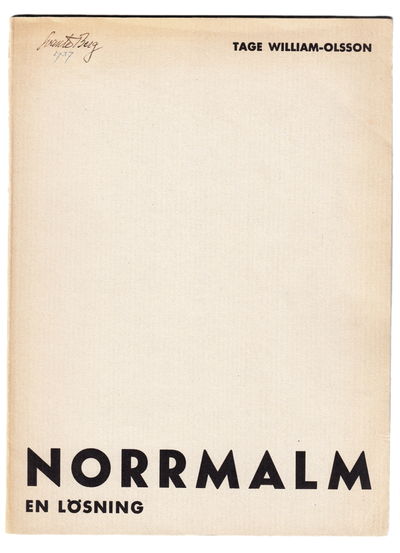 Norrmalm. En lösning.