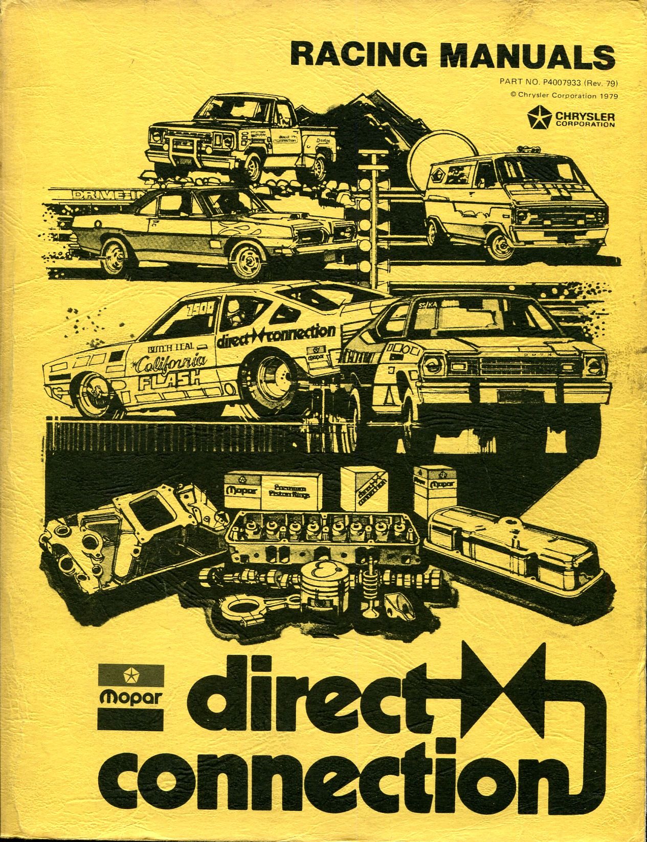 Direct Connection Racing Manuals Mopar Part No. P4007933