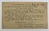 [Postcard Announcing a Stockholders Meeting for a Proposed African-American Bank in Winston-Salem]