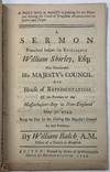 A PUBLICK SPIRIT, AS EXPRESS'D IN PRAYING FOR THE PEACE AND SEEKING THE GOOD OF JERUSALEM, RECOMMENDED TO RULERS AND PEOPLE. A SERMON PREACHED BEFORE HIS EXCELLENCY WILLIAM SHIRLEY, ESQ; THE HONOURABLE HIS MAJESTY'S COUNCIL AND HOUSE OF REPRESENTATIVES OF THE PROVINCE OF THE MASSACHUSETTS-BAY IN NEW-ENGLAND MAY 31. 1749. BEING THE DAY FOR THE ELECTING HIS MAJESTY'S COUNCIL FOR SAID PROVINCE