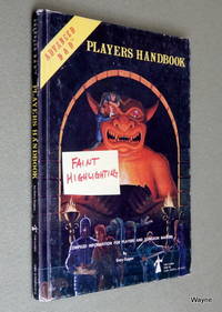 Players Handbook (Advanced Dungeons Dragons, 1st Edition) - Orange  endpapers by Gary Gygax - 1980