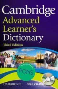 Pons Cambridge Advanced Learner's Dictionary mit CD-ROM (Gebundene Ausgabe) von Cambridge...