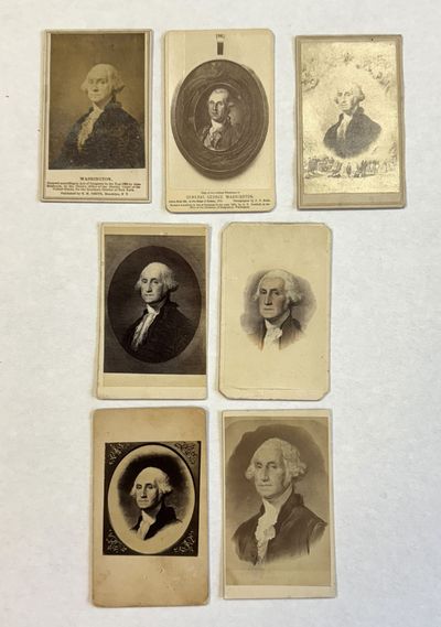 vp, vd. Each a head-and-shoulders portrait of Washington, each about 2-1/2