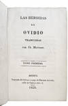 Las Heroidas de Ovidio traducidas por un Mexicano