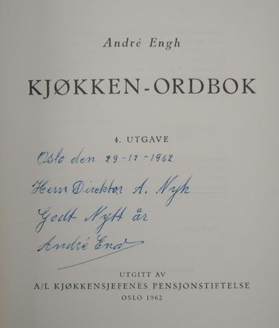 Kjøkken-ordbok. (photo 2)