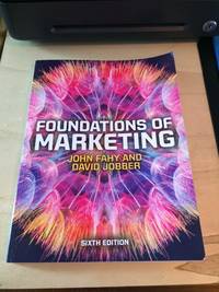cover of Foundations of Marketing