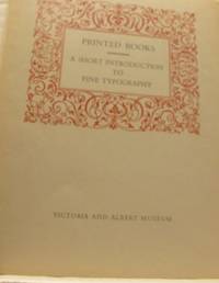 Printed Books. A Short Introduction to Fine…