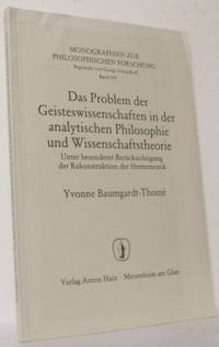 Das Problem der Geisteswissenschaften i der…