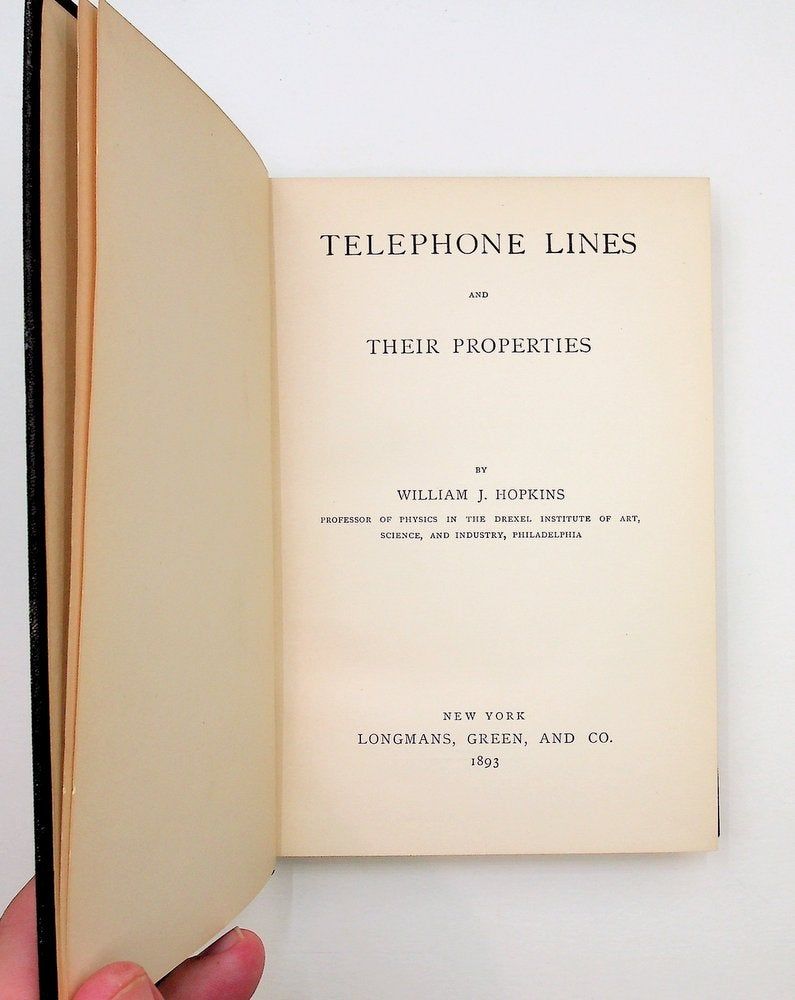 Telephone Lines and Their Properties