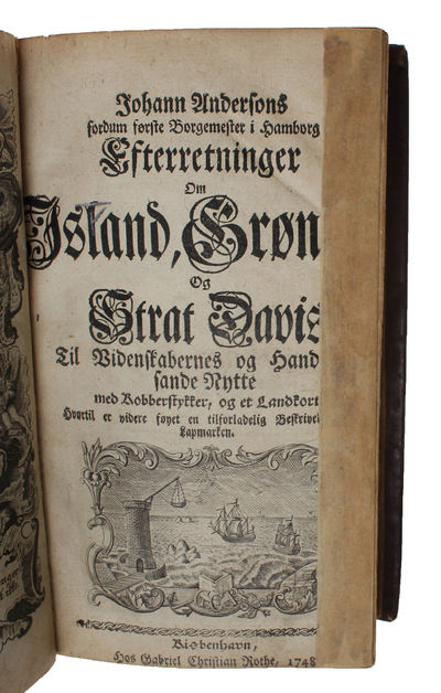 Efterretninger om Island, Grønland og Sraat Davis Til Videnskabernes og Handelens sande Nytte...Hvortil er videre føyet en tilforladelig beskrivelse over Lapmarken. - [ISLAND OG LAPMARKERNE] (photo 2)