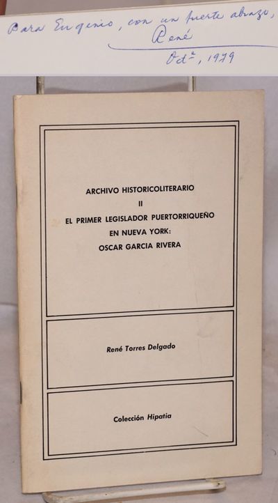 San Juan: Colección Hipatia, 1979. Paperback. 43p., 5x8 inches, main text in Spanish, summary in En...