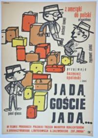 ORIGINAL "JADA GOSCIE JADA" POLISH MOVIE POSTER