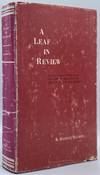 A Leaf in Review of the Words and Acts of God and Men Relative to the Fullness of the Gospel