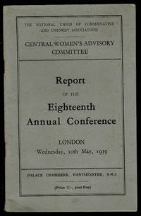 image of Central Women's Advisory Committee Report of the Eighteenth Annual Conference