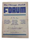 The Chicago Jewish Forum, Vol. 1, No. 1, (Fall, 1942)