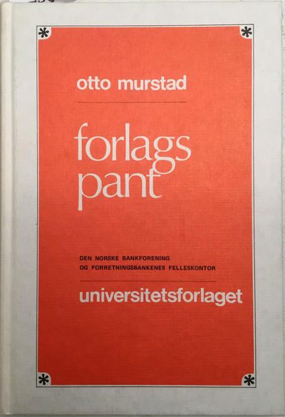 Forlagspant. (Lov om pant for driftskreditt til…