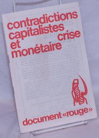 image of Contradictions capitalistes et crise monétaire, document