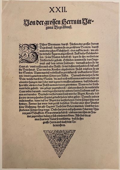 Frankfort: Johann Wechel, 1590. paperback. Text engraving. Sheet measures 12 1/2