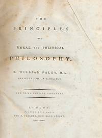 cover of The Principles of Moral and Political Philosophy