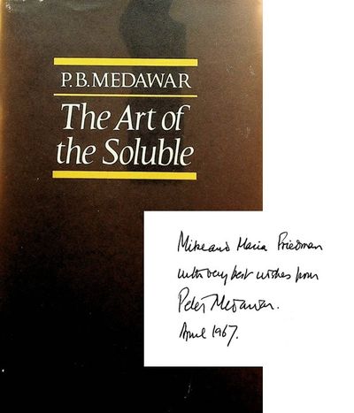 SIGNED NOBEL. The Art of the Soluble