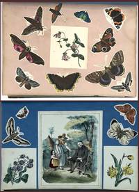 Victorian Scrapbook with Early Examples of Scraps