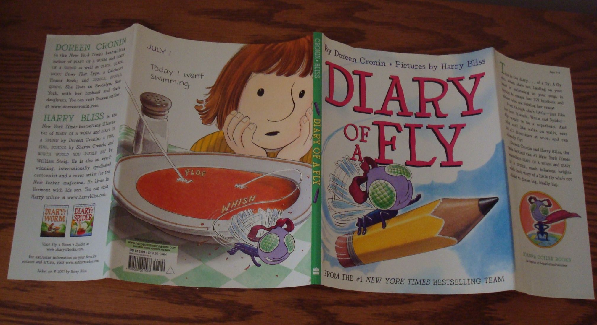 Diary of a Fly by Doreen Cronin | Hardcover | 2007 | Joanna Cotler
