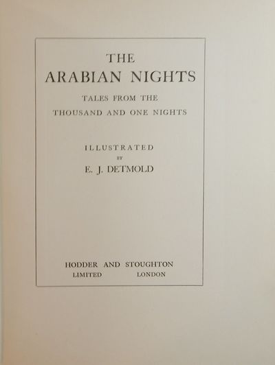 The Arabian Nights: Tales from the Thousand and One Nights
