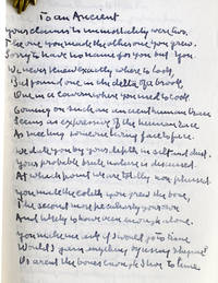 Eight Manuscript Poems by Frost, Robert - 1946