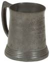 [Pewter Trophy Mug]: BaseBall Championship 1908 1st Corps Cadets Won by Co. B. Percy E. Sheldon