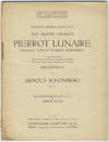 [Op. 21]. Dreimal sieben Gedichte aus Albert Girauds Pierrot Lunaire [Piano-vocal score]
