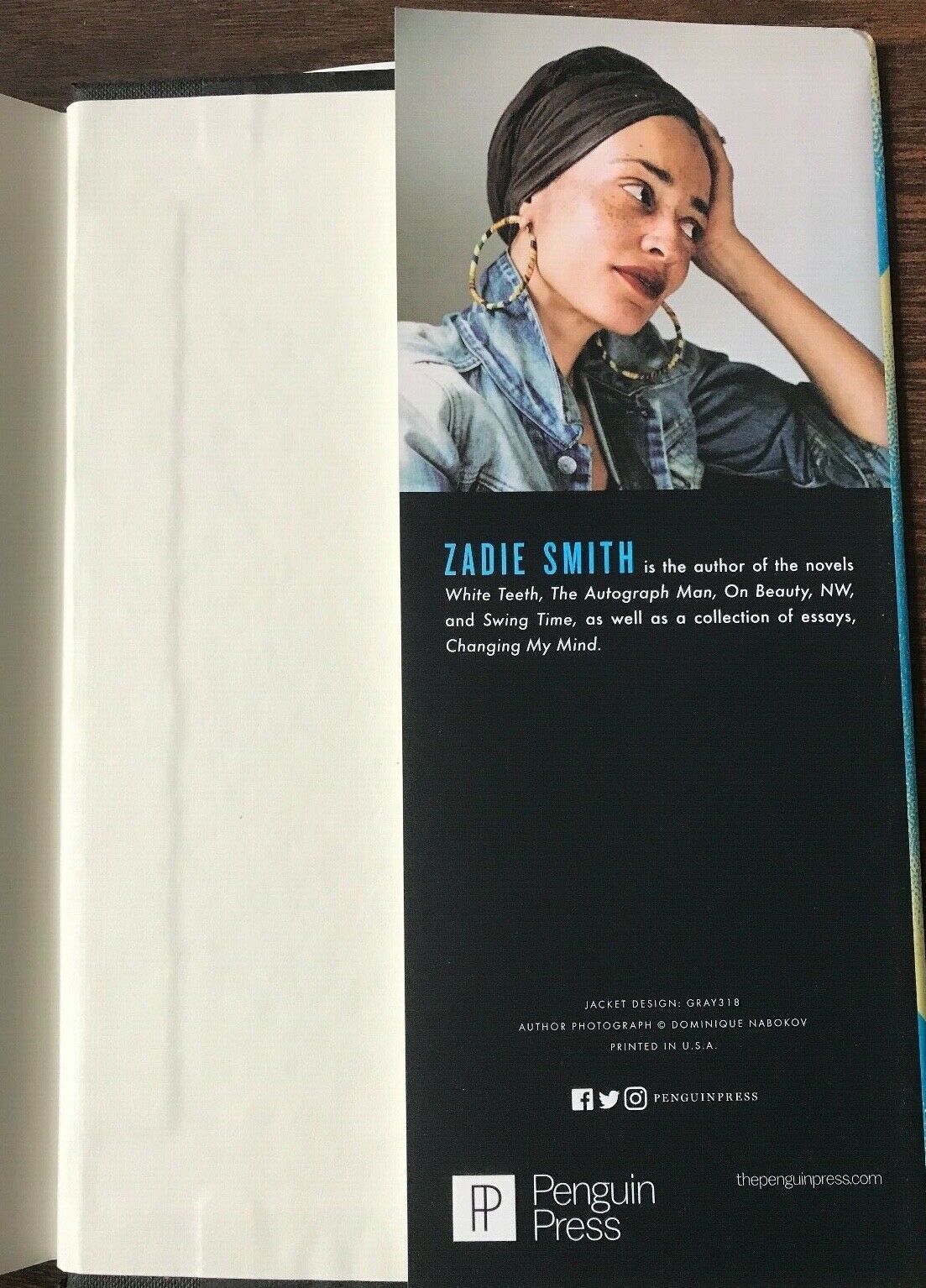 FEEL FREE Essays (SIGNED) by Zadie Smith Hardcover w/ Dust