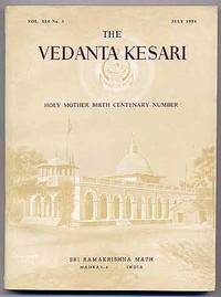 The Vedanta Kesari, Vol. XLI, No. 3, July 1954, Holy Mother Birth Centenary Number