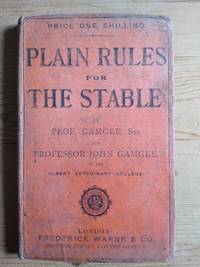 image of Plain Rules For The Stable