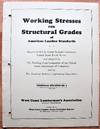 Working Stresses for Structural Grades of American Lumber Standards